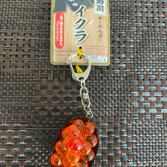 Sushi Key Ring “Ikura” Salmon Roe Set of 3 - Picture 4 of 5
